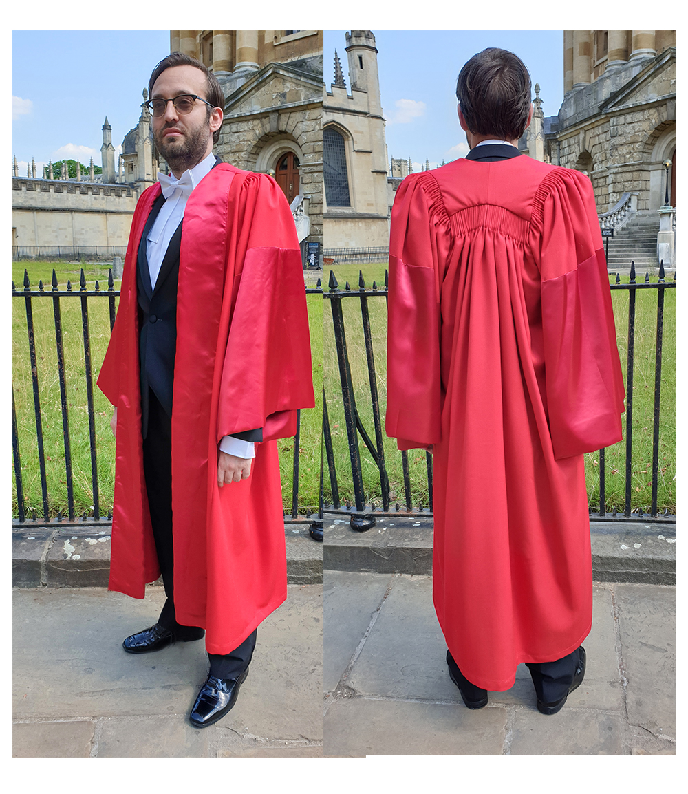 oxford university phd graduation gown