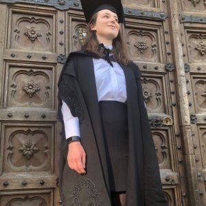 Oxford University Masters Lace Gown