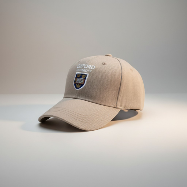 Subfusc Colour OU Shield Baseball Cap | The Varsity Shop