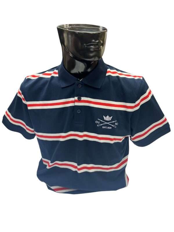 Men's OUBC Striped Polo Shirt