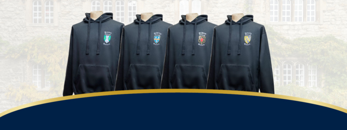 A collection of Varsity College Hoodies