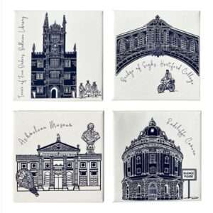 Oxford Mapped Fridge Magnet